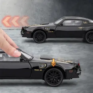 1:32 Black Firebird Muscle Car Model 12 Sf6c96eca0f344957a07af5bc7d262437y