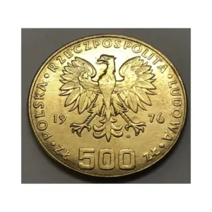 Poland 1976 500 Złotych Replicated Coin