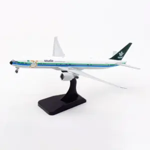 Saudia Boeing 777-300ER Diecast Model 1/400 Scale 11 Sf6d40b89c83545dd83c679cbb60e9e697