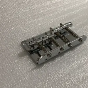Chromed 4-String Electric Bass Bridge