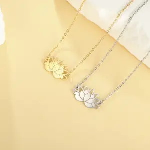 Elegant Lotus Pendant Necklace for Women 11 Sf6e980fc54714b859cb30fcd07634db1x