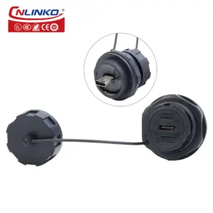 Waterproof USB Panel-Mount Socket with IP67 Rating 18 Sf6f03dbadf194558bf8648bed1dc4e3cp