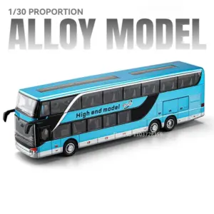 Blue 1:30 Scale Model Bus for Collectors 17 Sf6f4eb6f27a348b18498dc84af92bfc1h