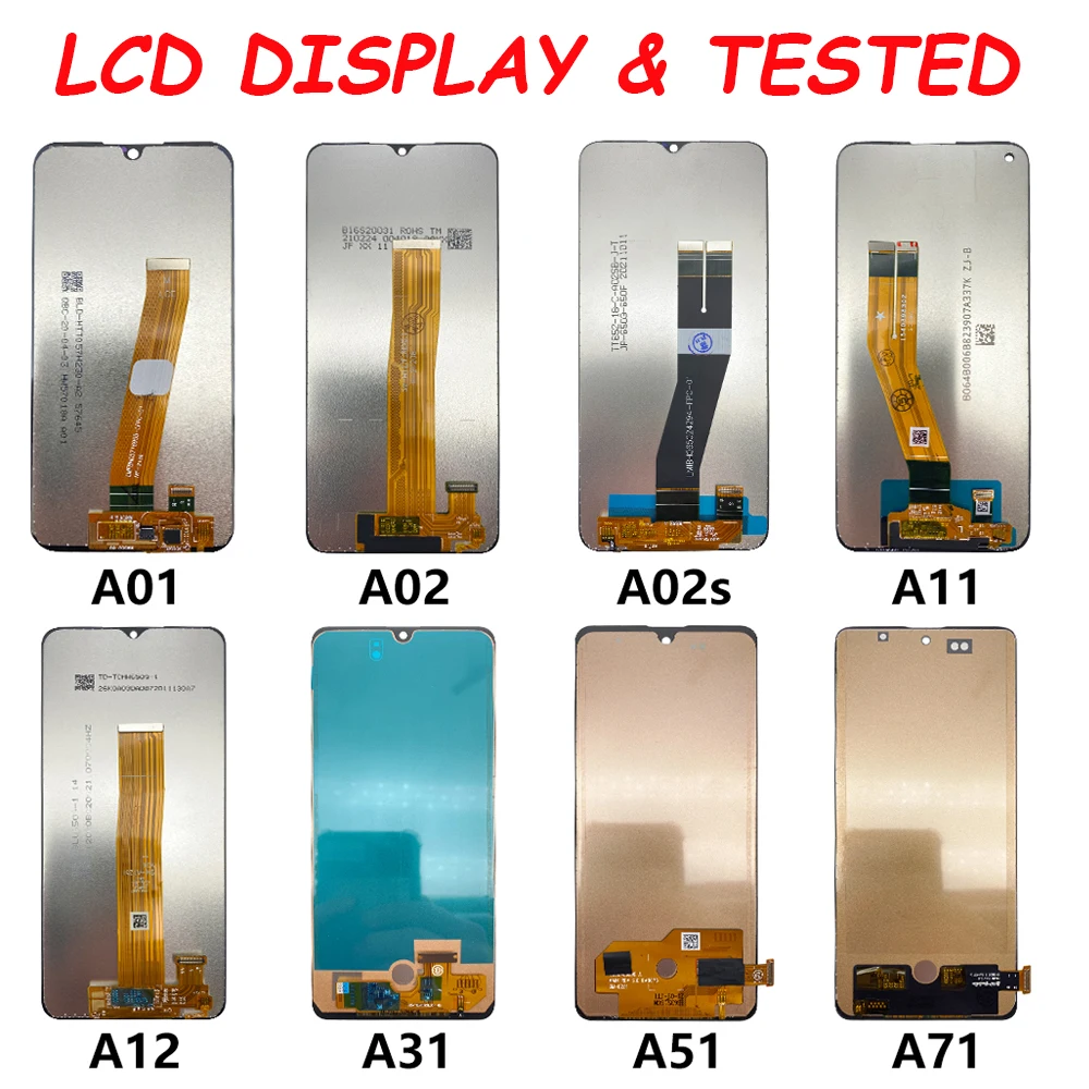 Samsung LCD and Digitizer Assembly for A02/A51/A32 1 Samsung LCD and Digitizer Assembly for A02/A51/A32