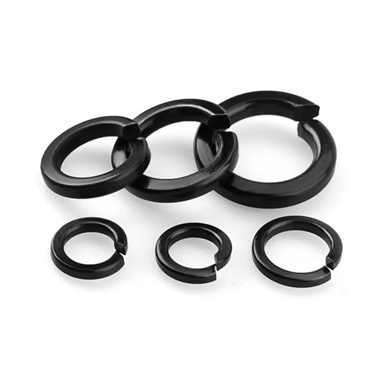 Black Grade 8.8 Metal Lock Washers Set 2 Black Grade 8.8 Metal Lock Washers Set - Image 2