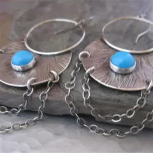 Vintage Moon Blue Stone Earrings for Women 8 Sf70b963e26d545cda22e7ffe47e175d4d