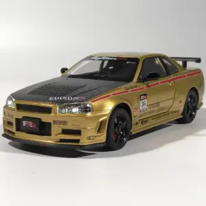 1:24 Nissan GTR R34 Skyline Diecast Model 12 Sf7214451f4ab43d0ad97502e46224a2bz