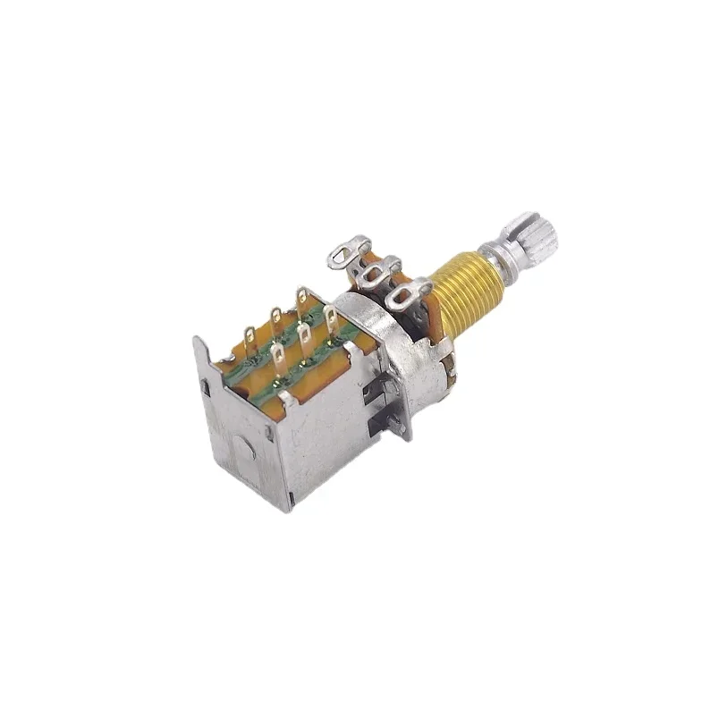 Push-Push Guitar Potentiometer with Brass Shaft 4 Push-Push Guitar Potentiometer with Brass Shaft - Image 4
