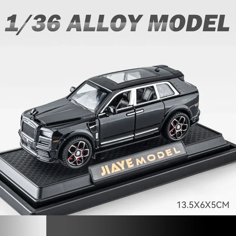 Luxury Black Rolls Royce Cullinan SUV Model 1:36 Scale 9 Luxury Black Rolls Royce Cullinan SUV Model 1:36 Scale - Image 9