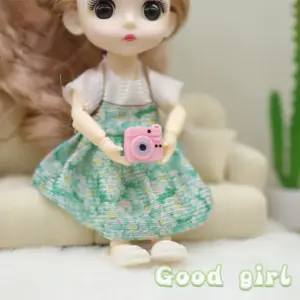 Pastel Blue Miniature Camera for Dollhouses 14 Sf7553527e52645428c2925ce37f031few