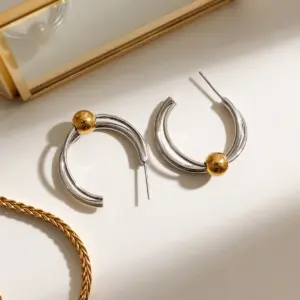 Stainless Steel Geometric Earrings for Women 12 Sf75f28cfa86c4ff1a52f6718fb2968286