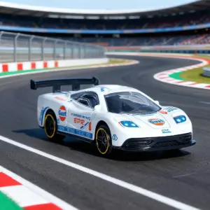 Red Die-Cast Racing Car Model 1:64 Scale 11 Sf7833a5cf2424909beb43a29206a0ec09