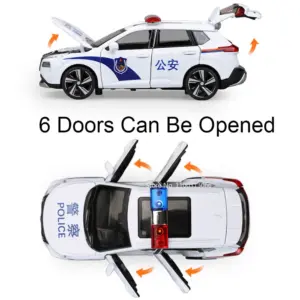 1:32 Scale Police Car Model with Light & Sound 12 Sf784d8330ac649c0ae4154d45403a807R