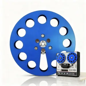 Vintage Aluminum 7-inch Reel for Tape Recorders 15 Sf789b3490a6b491fbd840f5d0140847bO