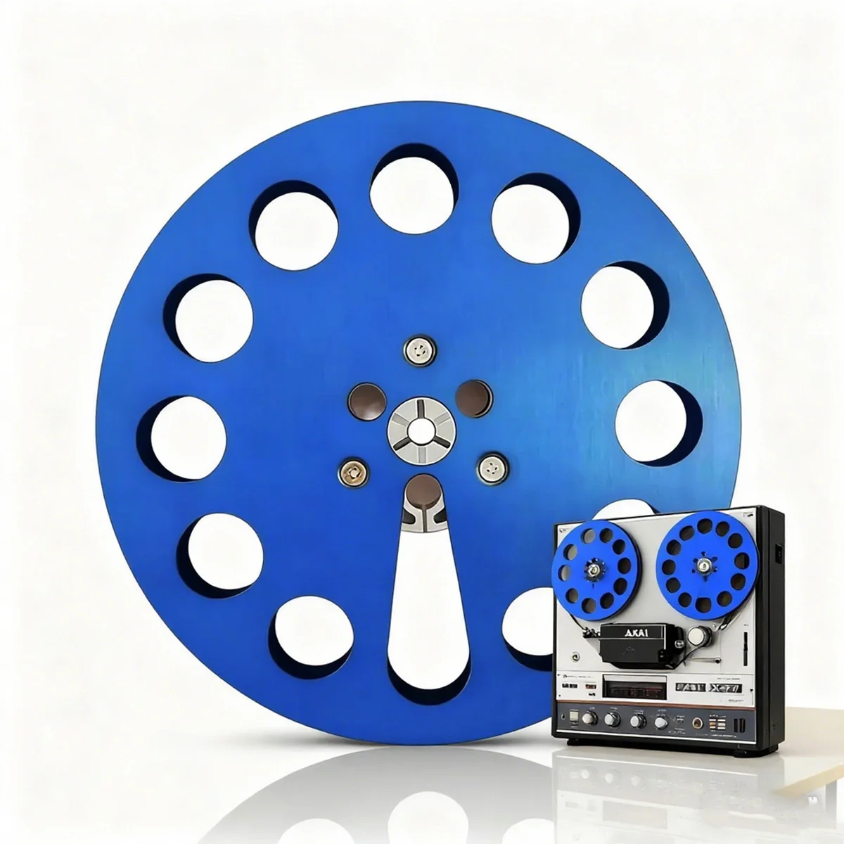 Vintage Aluminum 7-inch Reel for Tape Recorders 6 Vintage Aluminum 7-inch Reel for Tape Recorders - Image 6