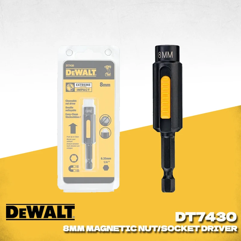 Dewalt Magnetic Nut/Socket Drivers Set 8/10/13mm 2 Dewalt Magnetic Nut/Socket Drivers Set 8/10/13mm - Image 2