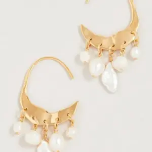 Elegant Crescent Moon Drop Earrings with Imitation Pearls 6 Sf7b0b658535c4374ac3fa3c7b66899a2L