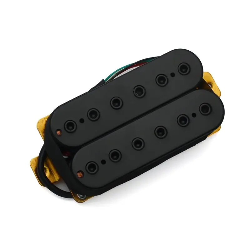 Black 6-String Humbucker Pickup for Guitars 5 Black 6-String Humbucker Pickup for Guitars - Image 5