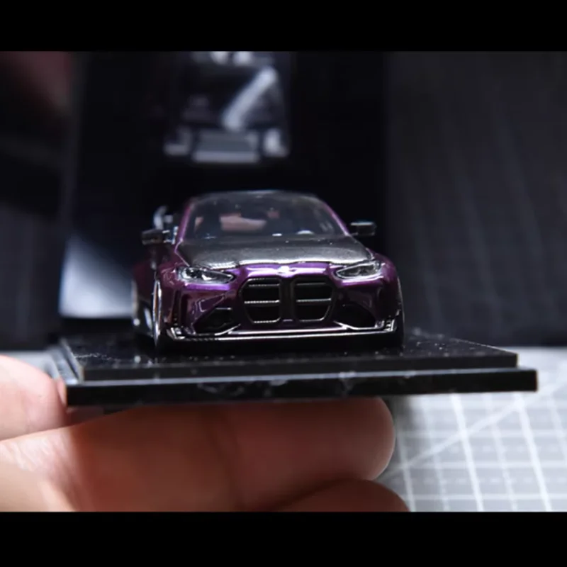 1:64 Alloy BMW M4 Model with Purple Finish 3 1:64 Alloy BMW M4 Model with Purple Finish - Image 3
