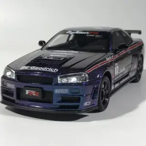 1:24 Nissan GTR R34 Skyline Diecast Model 13 Sf7c6885d97a242b9a613ed9b5a47a5a2X