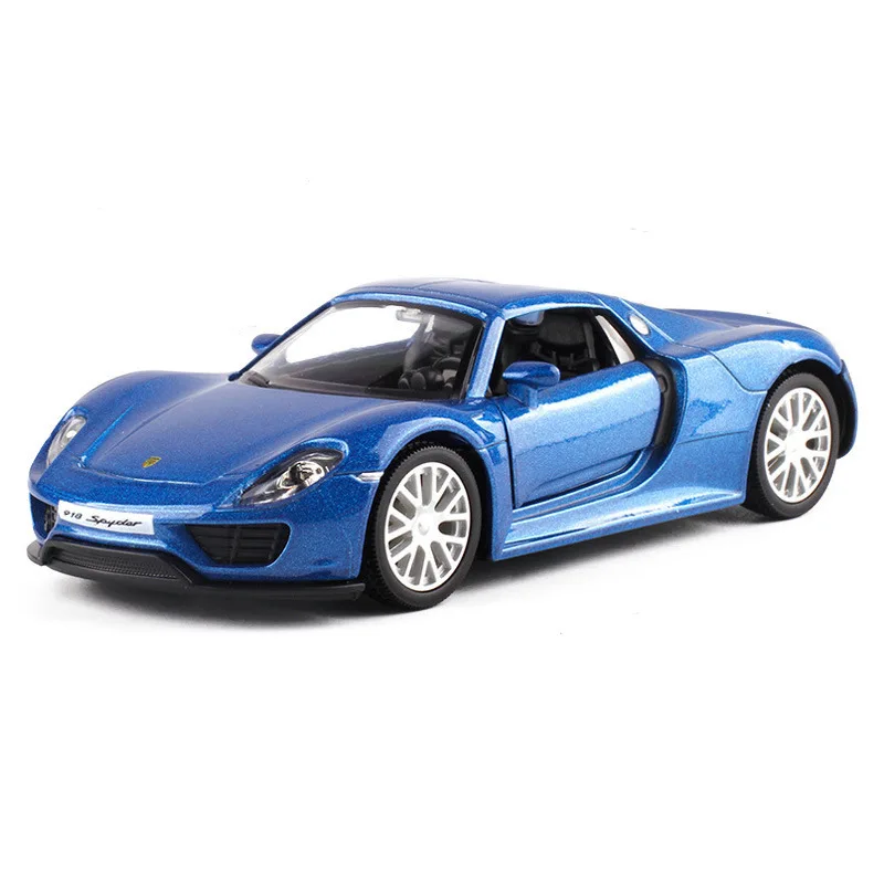 Red Porsche 918 1:36 Scale Die-Cast Toy Car 2 Red Porsche 918 1:36 Scale Die-Cast Toy Car - Image 2