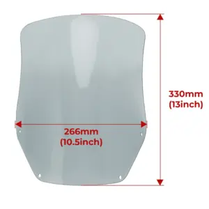 Motorcycle Windscreen for Suzuki, Honda, Yamaha 14 Sf7d99cb76cbb4201bd0371dc335bf5ffs