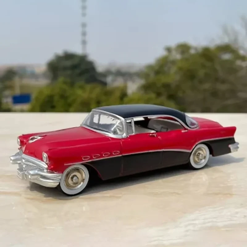 Vintage Red 1950s Style Diecast Car Model 3 Vintage Red 1950s Style Diecast Car Model - Image 3