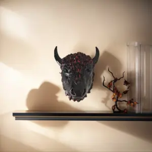Industrial Bull Head Wall Decor 8 Sf7f74ef20d7547ccbd5216fe7de27ed5Q