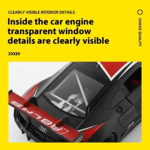 Audi R8 LMS 1:24 Diecast Model in Vibrant Orange 13 Sf7ff50d2176f4db492d9db8cacd1f2d8r