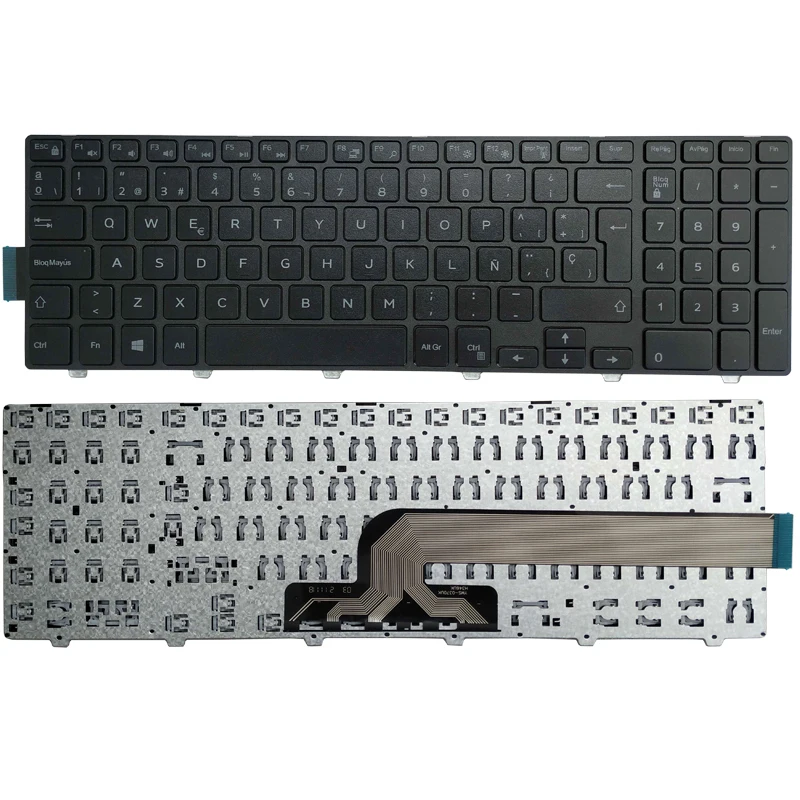 Spanish Laptop Keyboard for Dell Inspiron 15 Series 2 Spanish Laptop Keyboard for Dell Inspiron 15 Series - Image 2