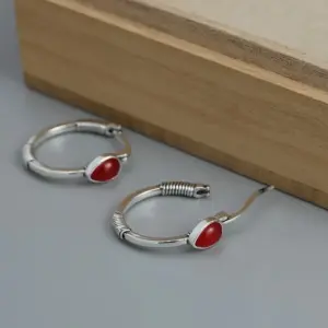 Water Drop Earrings with Synthetic Gems 6 Sf81d7dc92c7e476280764b22ebc3f8672