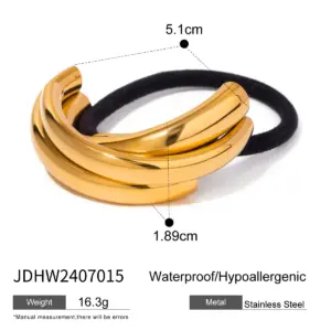 Gold Stainless Steel Hair Accessories Set 17 Sf821fd7619b8428bbee5d1450826c4594