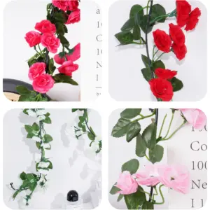 Vibrant Pink Silk Flower Vine for Decor 11 Sf82a3527dfdf4207845504c220ea34251