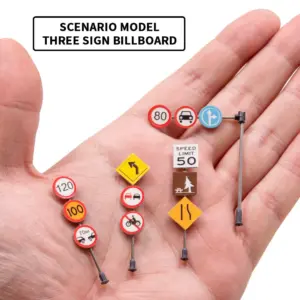 Miniature Traffic Signs Set for Dioramas 11 Sf82d333a820245ea92ace95bf144e204u