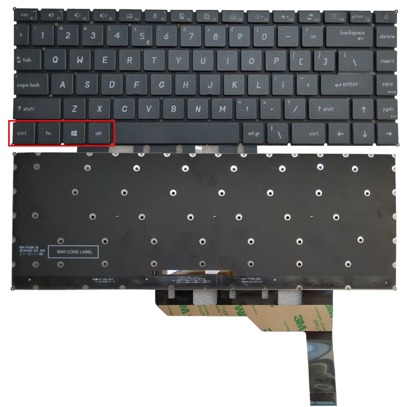 MSI Prestige 15 US/Spanish Backlit Keyboard 7 MSI Prestige 15 US/Spanish Backlit Keyboard - Image 7