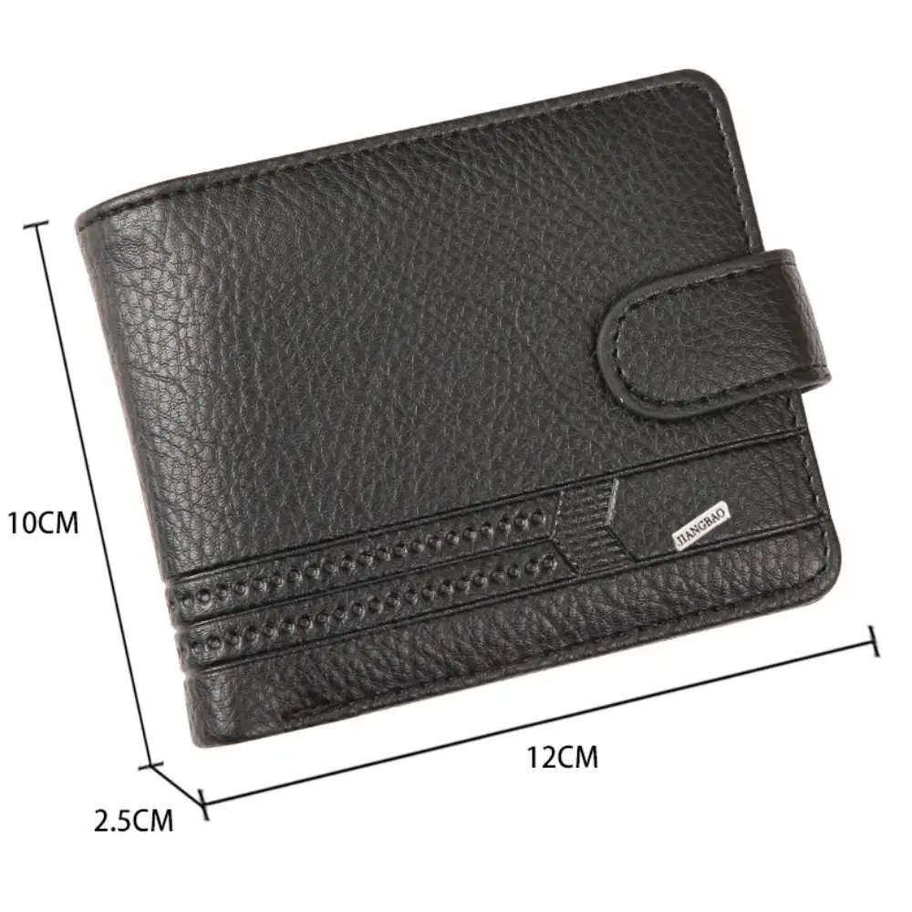 Black Men's Wallet with Zipper Closure 6 Black Men's Wallet with Zipper Closure - Image 6