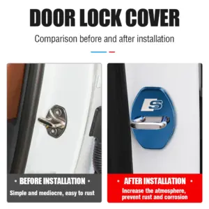Car Lock Cover Set for A3, A4, Q7, S Series 15 Sf83c4d6f68eb4ca6a36bc384cc9ae501t