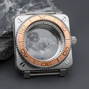 Square Dive Watch Case 42mm for NH35/36 12 Sf850ee76638f45af94fc305a2ed338fb9