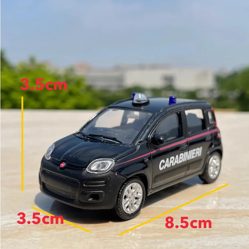 1:43 Scale Police Car Model with Vintage Charm 4 1:43 Scale Police Car Model with Vintage Charm - Image 4