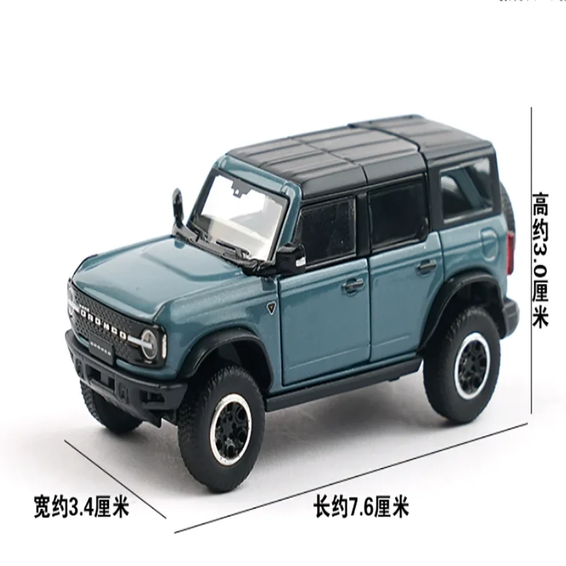 Miniature 1/64 Scale Ford Bronco Model in Blue 4 Miniature 1/64 Scale Ford Bronco Model in Blue - Image 4