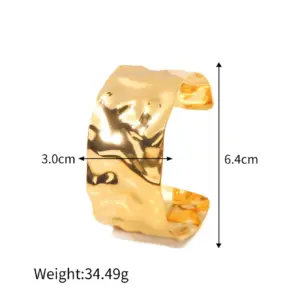 Vintage Gold Stainless Steel Geometric Hoop Earrings 16 Sf881e5939b0644c796a97d11337c91c9V