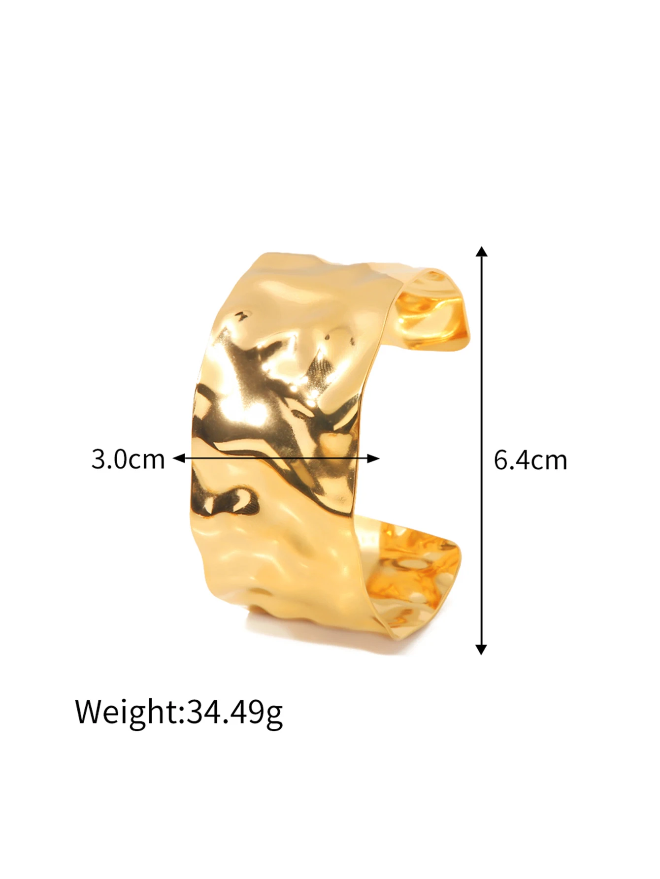 Vintage Gold Stainless Steel Geometric Hoop Earrings 7 Vintage Gold Stainless Steel Geometric Hoop Earrings - Image 7