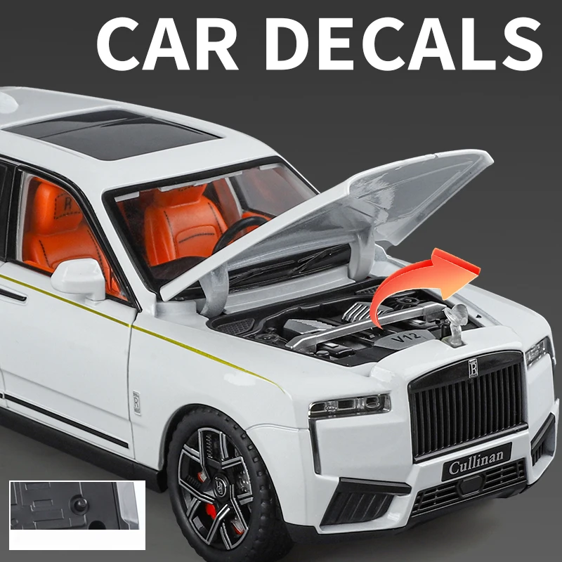 Black 1:24 Rolls Royce Cullinan Diecast Model 5 Black 1:24 Rolls Royce Cullinan Diecast Model - Image 5