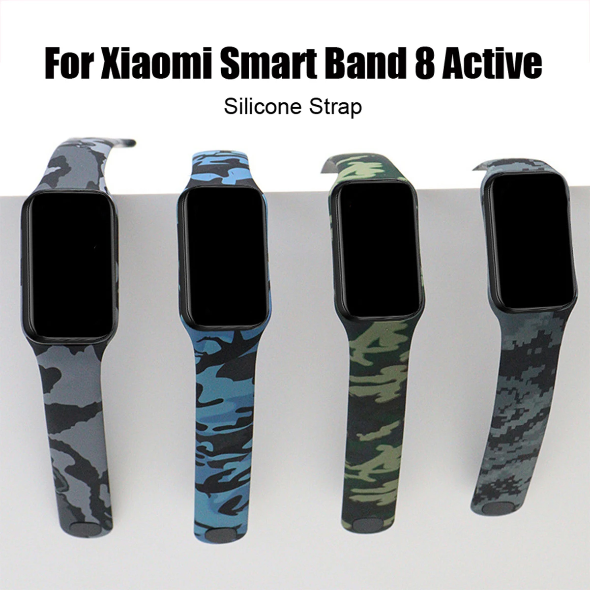 Silicone Wrist Strap for Redmi Band 2 & Xiaomi Band 8 2 Silicone Wrist Strap for Redmi Band 2 & Xiaomi Band 8 - Image 2