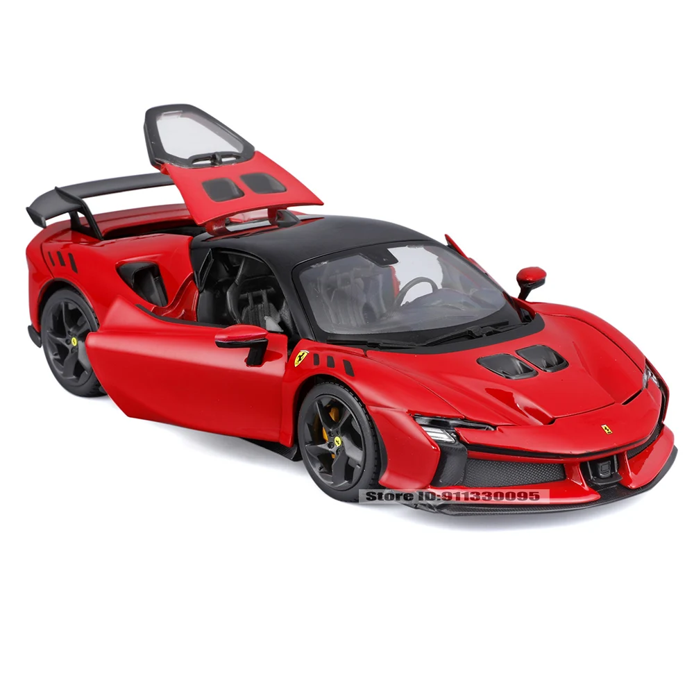 Ferrari SF90 XX Stradale Diecast Model 1:24 Scale 4 Ferrari SF90 XX Stradale Diecast Model 1:24 Scale - Image 4