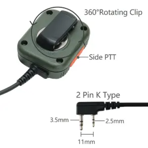 Rugged Baofeng AR-152 Microphone for Radios 13 Sf89b9e6b6a0243639397244e37d4a5cfF