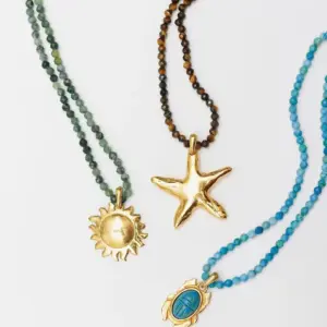 Gold Stainless Steel Sunflower Necklace 13 Sf8e211ab9336454db5bc1459755a50beA