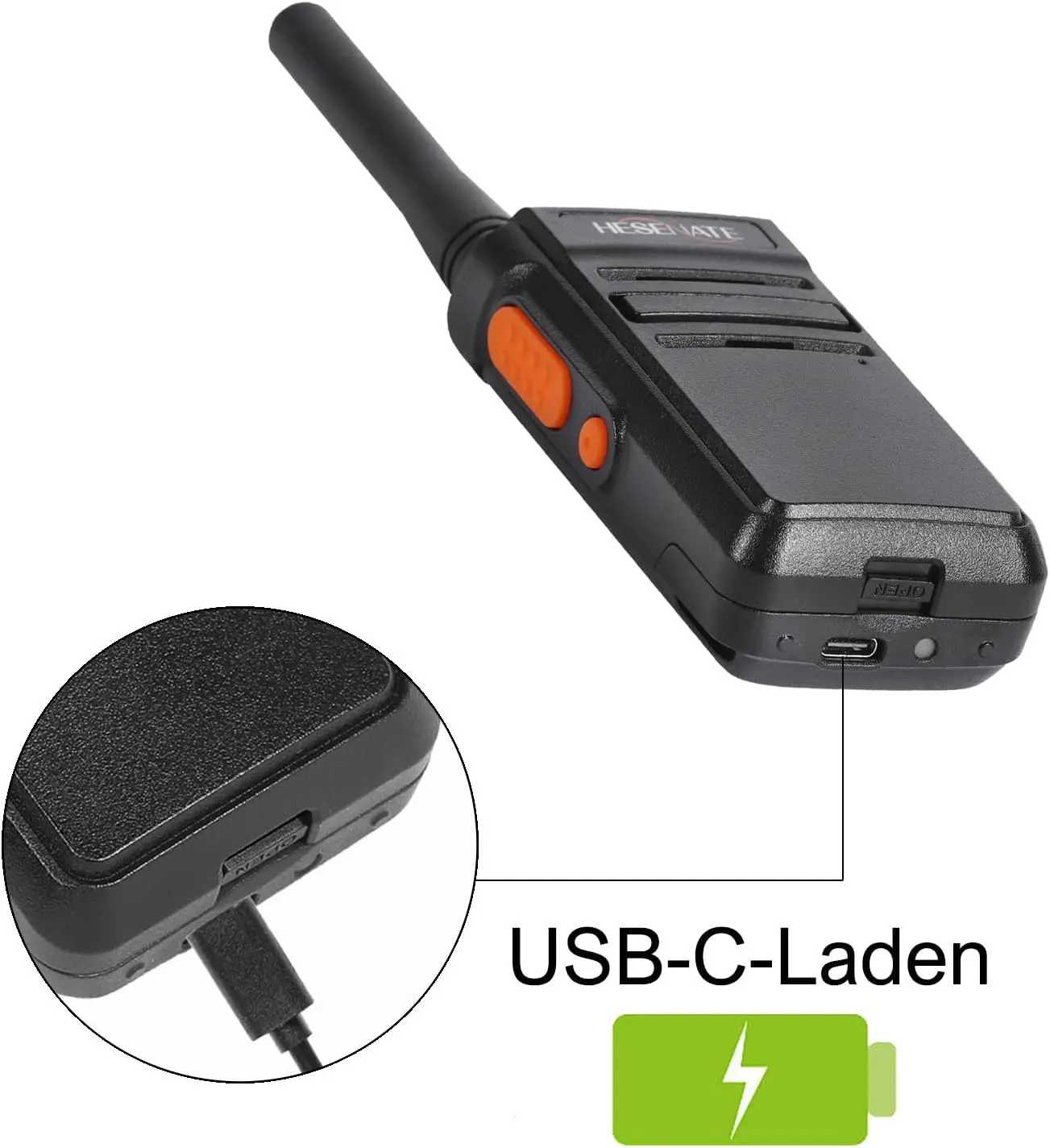 HESENATE HT66 5-Piece Walkie Talkie Set 6 HESENATE HT66 5-Piece Walkie Talkie Set - Image 6