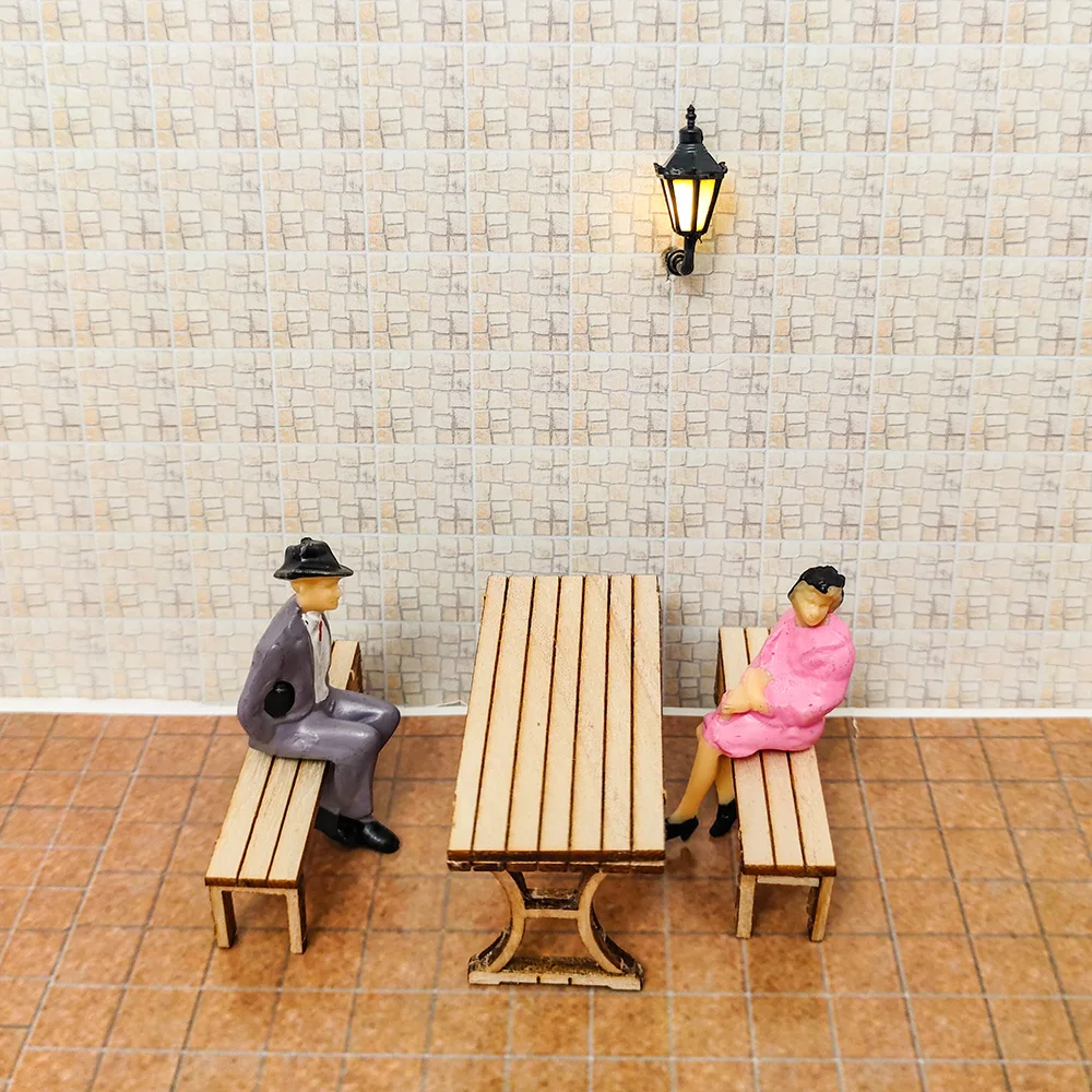 Vintage Miniature Wall Lamps Set for Model Scenes 6 Vintage Miniature Wall Lamps Set for Model Scenes - Image 6