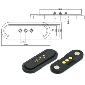 Magnetic Pogo Pin Connector Set, 2-4 Pin, 2.5mm 10 Sf902521e590c4464992fb3c9a3a1cacbH